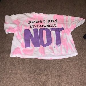 Sweet & Innocent NOT Crop Top